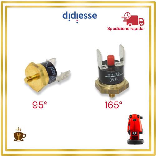 Kit coppia termostato - termostato, 95°
